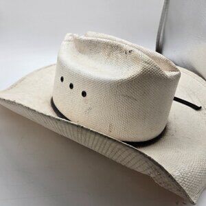 Resistol 7X Straw Cowboy Hat